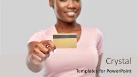  Presentation with young happy people smiling - Audience pleasing PPT layouts consisting of shopping-finance-and-people-concept backdrop and a lemonade colored foreground