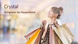  Presentation with little asian girl receiving vaccination - Theme having shopping girl of asian closeup background and a  colored foreground