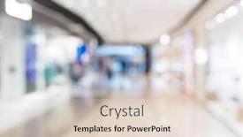  Presentation with mall - PPT layouts with shopping mall in blue view background and a lemonade colored foreground