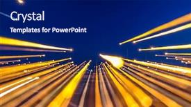  Presentation with abstract light - Beautiful slide set featuring shopping mall parking lot backdrop and a navy blue colored foreground