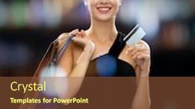  Presentation with banking - Beautiful presentation featuring portrait of young handsome fashionable man against wooden wall backdrop and a dark gray colored foreground