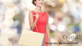  Presentation with christmas sale - Cool new slide set with shopping-sale-christmas-and-holiday backdrop and a lemonade colored foreground