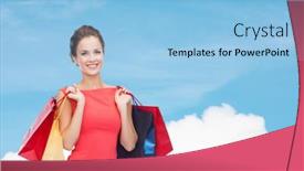  Presentation with christmas sale - Cool new presentation design with portrait of man in santa claus costume - with a luxurious white beard santa s hat and a red costume - in full length isolated on a white background backdrop and a lemonade colored foreground