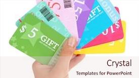  Presentation with save - Amazing slides having shopping to save money backdrop and a lemonade colored foreground