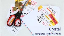  Presentation with save - Beautiful PPT layouts featuring shopping to save money backdrop and a  colored foreground