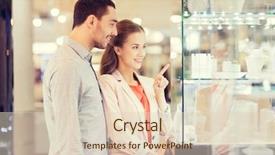  Presentation with people mall - PPT layouts having shopping window at jewelry background and a lemonade colored foreground