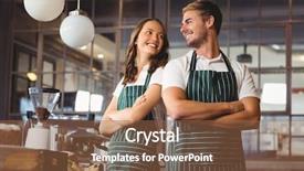  Presentation with more stone cross all things work together - Presentation design consisting of shopping working - co-workers standing together with arms background and a  colored foreground