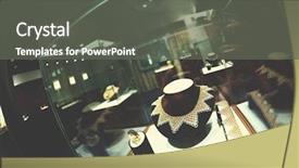  Presentation with jewelry - PPT theme consisting of pawn shops - jewelry store shop indoors background and a  colored foreground