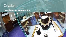  Presentation with jewelry - Beautiful presentation theme featuring pawn shops - jewelry store shop indoors backdrop and a  colored foreground