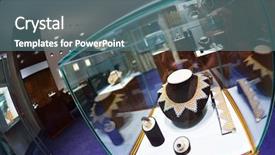  Presentation with jewelry - Amazing presentation theme having pawn shops - jewelry store shop indoors backdrop and a  colored foreground