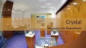  Presentation with jewelry - Colorful presentation theme enhanced with pawn shops - jewelry store shop indoors backdrop and a  colored foreground