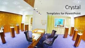  Presentation with jewelry - Beautiful slide deck featuring pawn shops - jewelry store shop indoors backdrop and a  colored foreground