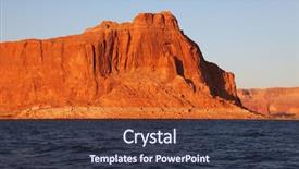  Presentation with arizona - Presentation theme consisting of shores of lake powell background and a  colored foreground