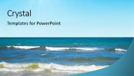  Presentation with solar - Amazing PPT theme having shores of the solar sea backdrop and a arctic colored foreground