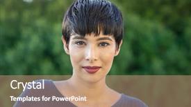  Presentation with oil gas pipeline transportation natural - Cool new PPT theme with short - young woman casual natural portrait backdrop and a coral colored foreground