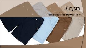  Presentation with clipping - Presentation theme enhanced with short pants isolated with clipping background and a  colored foreground