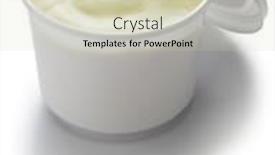  Presentation with octopus on isolated white - Presentation theme featuring shortening-isolated-on-white-background background and a soft green colored foreground