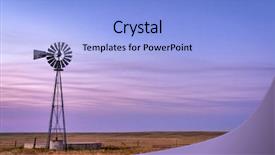  Presentation with water tank - Presentation with shortgrass prairie pawnee national grassland background and a light blue colored foreground