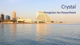  Presentation with class - Beautiful PPT theme featuring shortly before sunset january 2016 backdrop and a  colored foreground