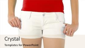  Presentation with monarch butterfly isolated on white - Beautiful presentation theme featuring shorts isolated on the white backdrop and a lemonade colored foreground