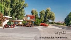  Presentation with base - Colorful presentation theme enhanced with shoshone-usa-10-may-2007 backdrop and a light gray colored foreground