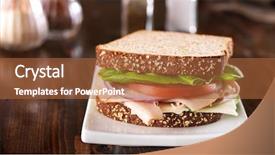  Presentation with wide - Slide deck consisting of shot at a wide aspect background and a red colored foreground