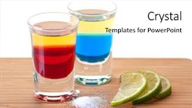  Presentation with alcohol white - Slides featuring shot cocktail collection red and blue tequila alcohol cocktail isolated on white background ingredients 1 oz grenadine blue curacao 1 oz gold tequila background and a white colored foreground