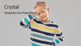  Presentation with people concept surgeon in mask - Amazing PPT theme having shot health child - childhood expressions and people concept backdrop and a light gray colored foreground