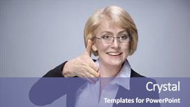  Presentation with space suit - Slide deck with shot looking off camera lending background and a ocean colored foreground