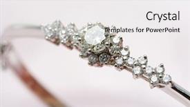  Presentation with gold diamond - PPT layouts featuring shot of a diamond jewelry background and a  colored foreground