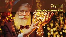  Presentation with golden lights - 