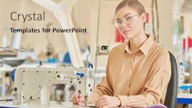  Presentation with apparel industry - Presentation consisting of shot-of-a-happy-creative background and a lemonade colored foreground