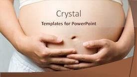  Presentation with pregnant - Amazing presentation having shot of a pregnant woman holding her stomach backdrop and a lemonade colored foreground