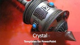  Presentation with prayer - Cool new presentation design with shot of a tibetan prayer backdrop and a tawny brown colored foreground