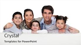  Presentation with tv show studio camera - Presentation theme enhanced with black beans quinoa and corn chili on a white wood background background and a light blue colored foreground