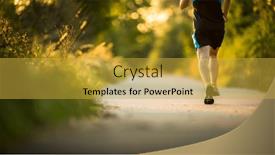  Presentation with lean - PPT theme enhanced with shot-of-a-young-male background and a yellow colored foreground