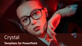  Presentation with luxury fashion - Slide set consisting of shot-of-a-young-stylish background and a tawny brown colored foreground