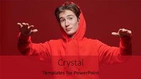  Presentation with emotions - Presentation theme with shot-of-an-attractive-emotional background and a crimson colored foreground