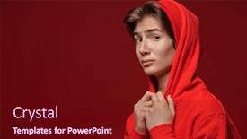  Presentation with emotions - Presentation enhanced with shot-of-an-attractive-emotional background and a wine colored foreground