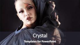  Presentation with ballet - Beautiful theme featuring shot of an expressive ballet dancer backdrop and a dark gray colored foreground