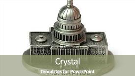  Presentation with close up shot - Presentation theme with shot of us capitol die background and a seafoam green colored foreground
