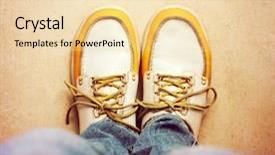  Presentation with vintage retro - PPT theme featuring toned with a retro vintage background and a lemonade colored foreground