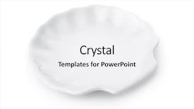  Presentation with manufacturingsteel plate - Slides enhanced with shot shells - empty ceramic shell plate isolated background and a white colored foreground