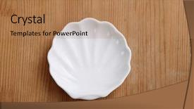  Presentation with shell - Amazing theme having shot shells - top view of the shell backdrop and a  colored foreground