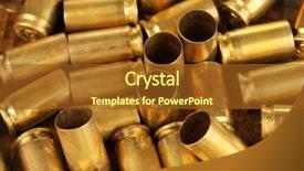  Presentation with close up of bark - Beautiful theme featuring shotgun cartridges close-up background backdrop and a tawny brown colored foreground