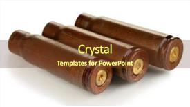  Presentation with hunting double barrel vintage shotgun - Presentation theme with shotgun cartridges isolated on white background and a  colored foreground