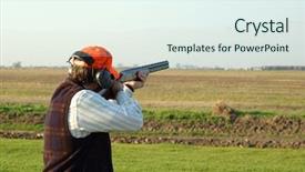  Presentation with format data low value range - Presentation featuring renewable energy - row of wind turbines background and a white colored foreground.