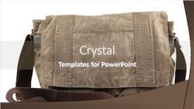  Presentation with blank whiteboard isolated on white - PPT layouts enhanced with shoulder-bag-isolated-on-white background and a coral colored foreground