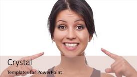  Presentation with pink - Cool new slides with shoulder head - pretty in pink a young backdrop and a coral colored foreground