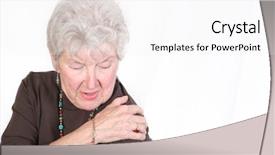  Presentation with shoulder pain - Beautiful slides featuring shoulder pain backdrop and a white colored foreground